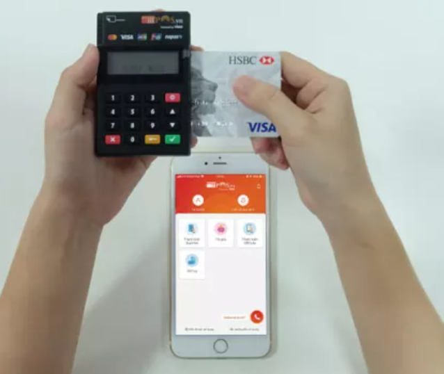 Máy Quẹt Thẻ Mpos ATM - Visa - Mastercard Tích Hợp Chức Năng Trả Góp Kết Nối bluetooth Với Điện Thoại