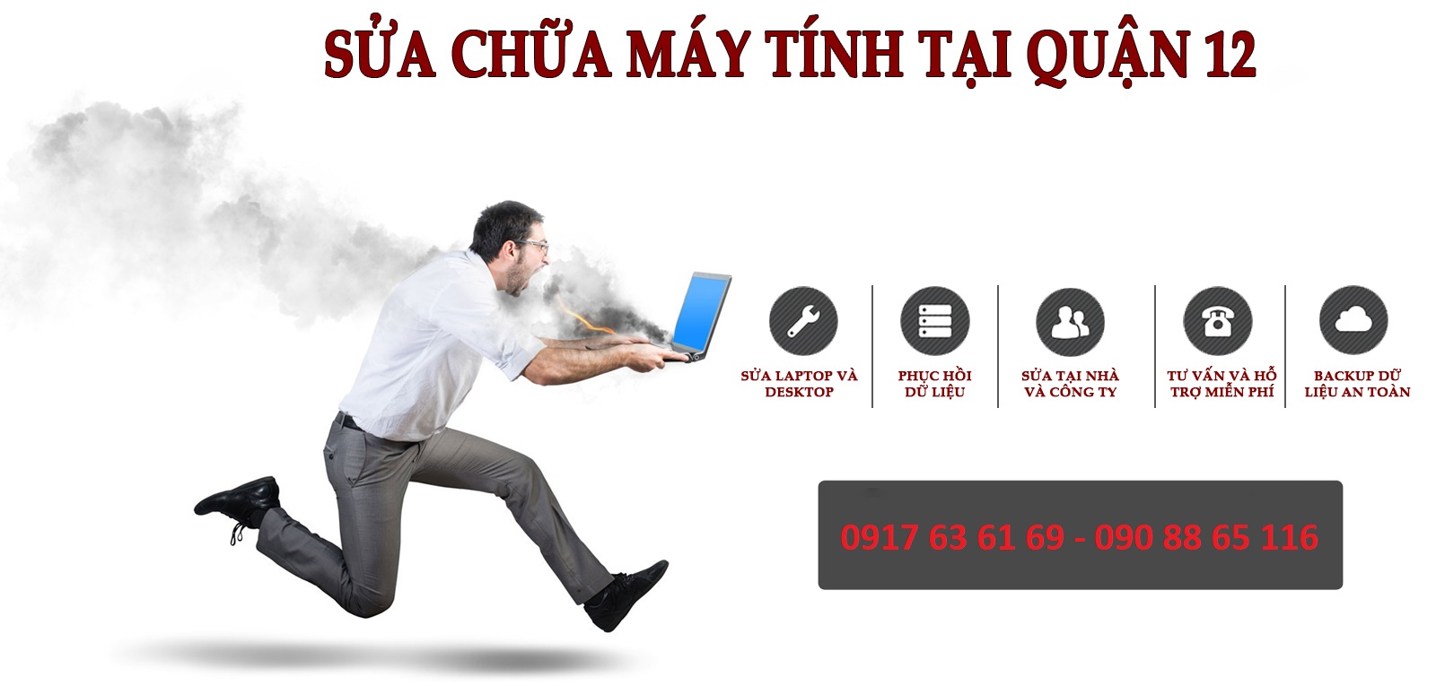 Quận 12 là một trong những quận có nhiều công ty doanh nghiệp lớn tại TP.HCM và các công ty cũng đang cần tìm một địa điểm đang tín cậy để bảo trì sửa chữa máy tính bàn – laptop uy tính giá rẻ.