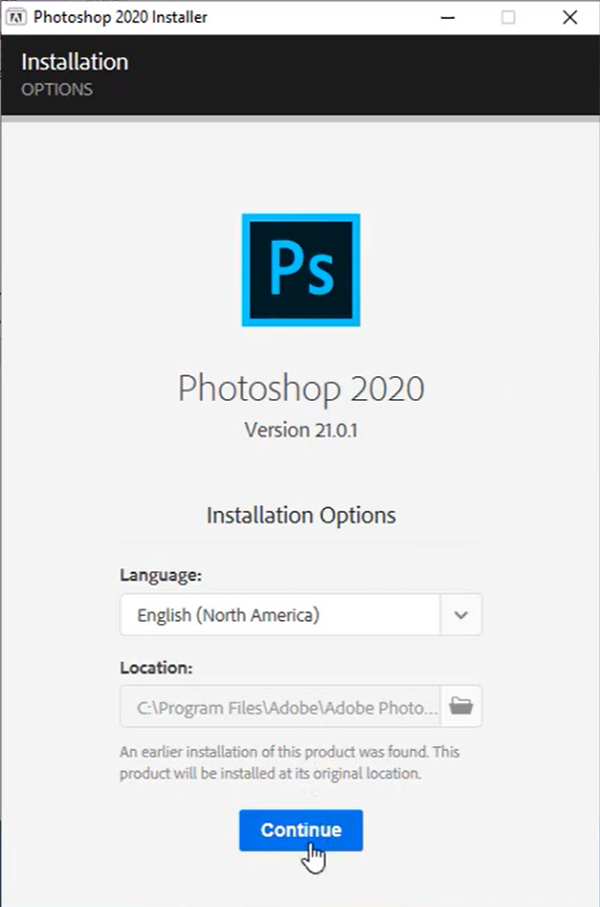 Hướng dẫn cài đặt Photoshop CC 2020
