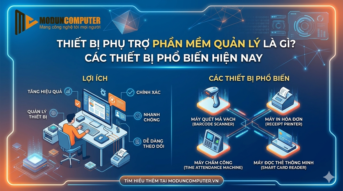 Thiết Bị Phụ Trợ Phần Mềm Quản Lý Là Gì? Các Thiết Bị Phổ Biến Hiện Nay Thiết Bị Phụ Trợ Phần Mềm Quản Lý Là Gì? Các Thiết Bị Phổ Biến Hiện Nay