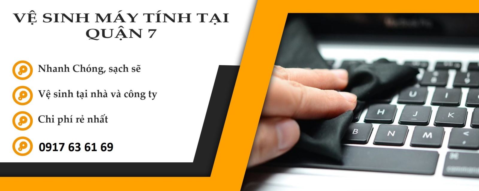 Vệ sinh laptop giá rẻ tại Quận 7
